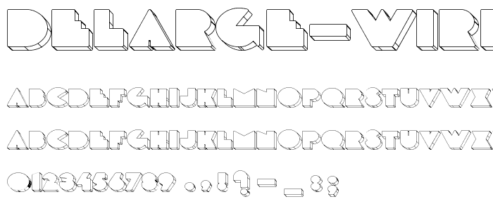 DeLarge Wired font