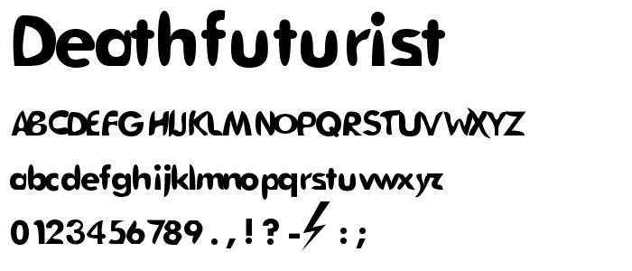 DeathFuturist font