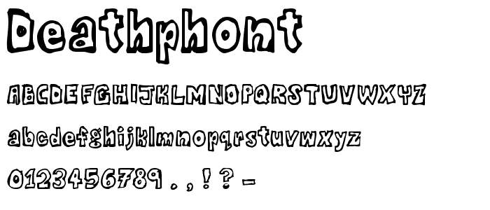 DeathPhont font