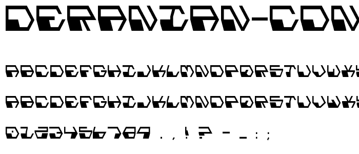 Deranian Condensed font