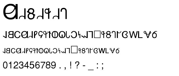 Deseret font