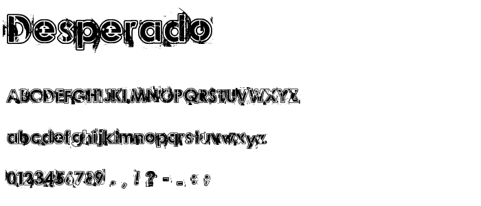 Desperado_ font