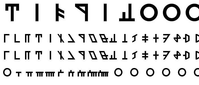 Dethek  Dwarvish FR  font