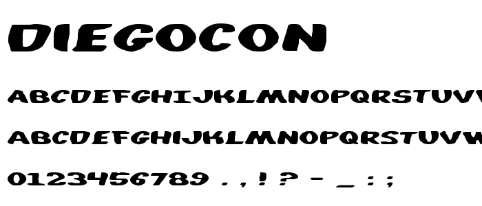 DiegoCon font
