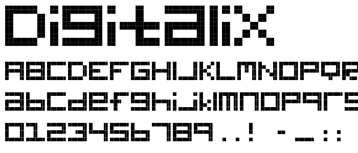 Digitalix font