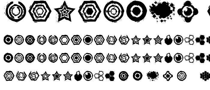 Dingbatz Formz 2 DSG font