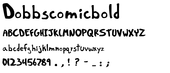 DobbscomicBold font