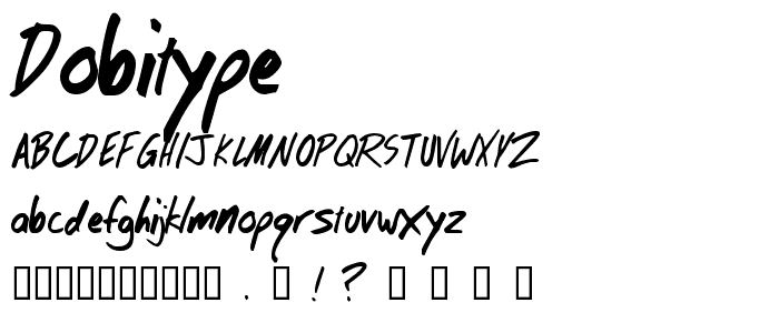 DobiType font