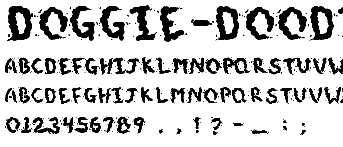 Doggie Doodie font