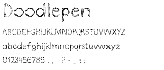 DoodlePen font