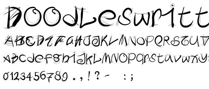 DoodlesWritten font