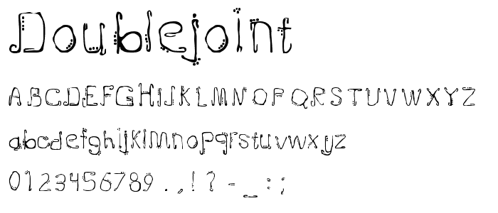 Doublejoint font