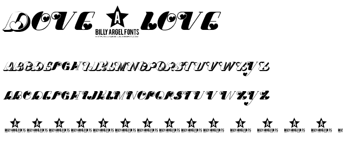 Dove Love font