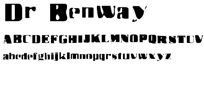 Dr.Benway font