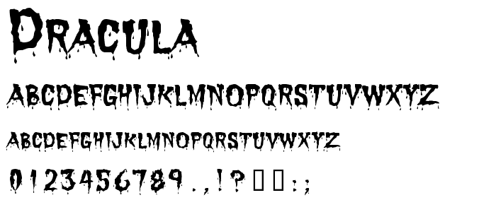 Dracula font