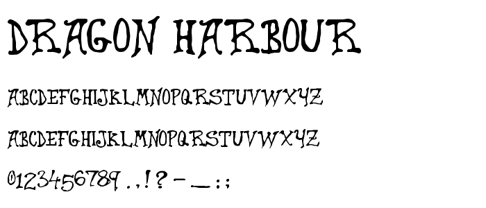 Dragon Harbour font