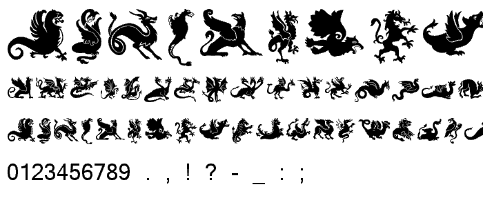 Dragons font