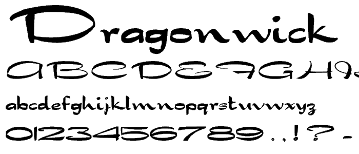Dragonwick font