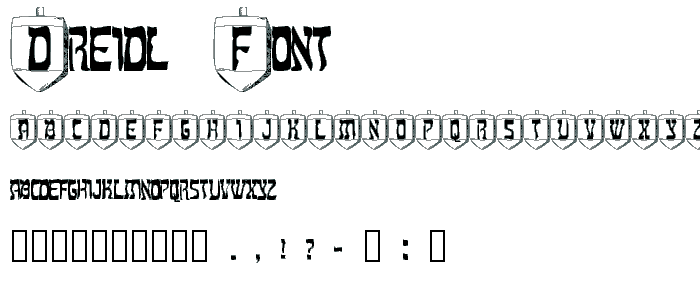 Dreidl font