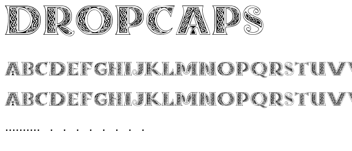 DropCaps font