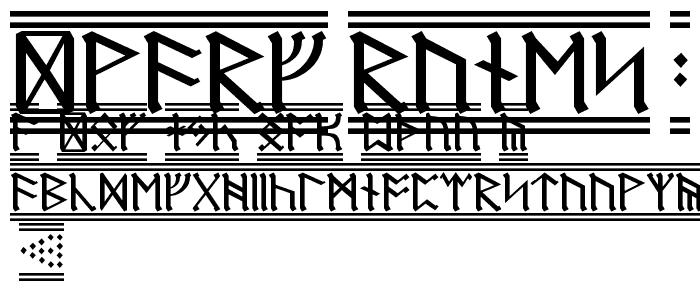 Dwarf Runes 2 font