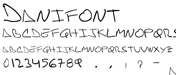 danifont font