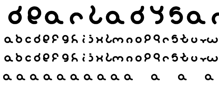 dearladysandra font