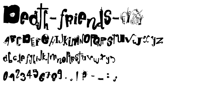 death friends µ font