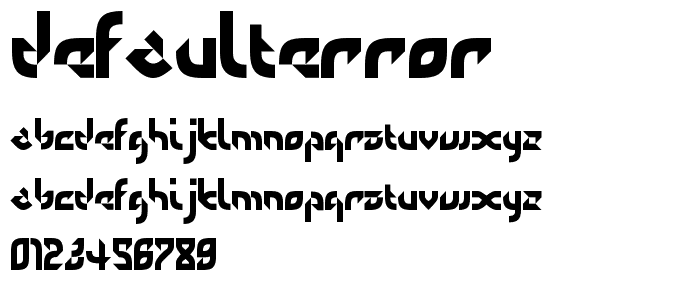 defaulterror font