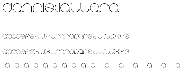 dennisvallera font