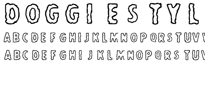 doggiestyle font