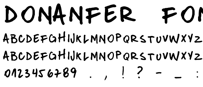 donanfer_font font