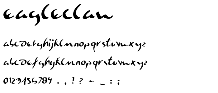 Eagleclaw font