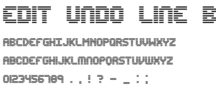 Edit Undo Line BRK police