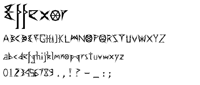 Effexor font