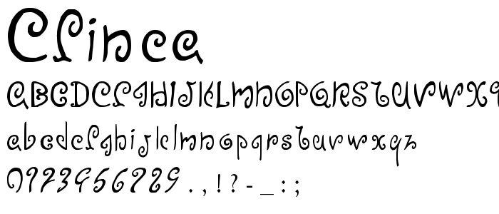 Efinea font