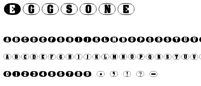 EggsOne font