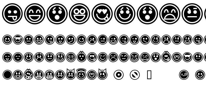 EmoticonsOutline font