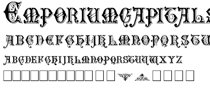 EmporiumCapitals font