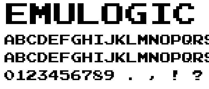 Emulogic font