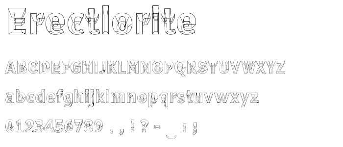 Erectlorite font