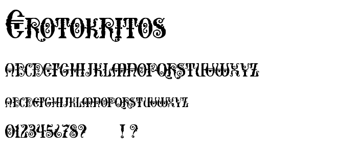 Erotokritos font