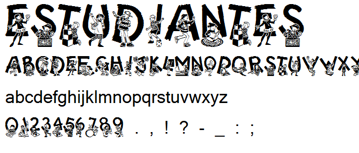 Estudiantes font