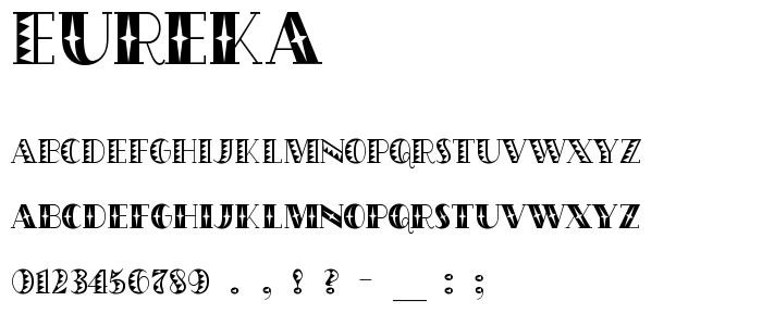 Eureka font