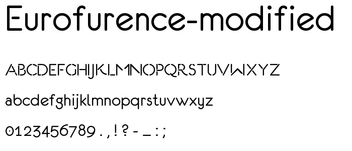 Eurofurence Modified font