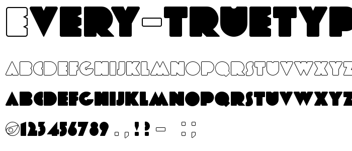 Every Truetype is a Wisefont 3 0 font