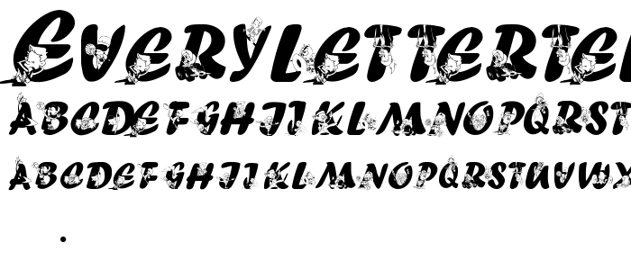 EveryLetterTellsAStory font