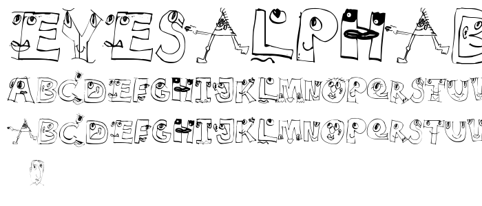 EyesAlphabet font