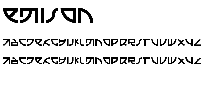 emison font