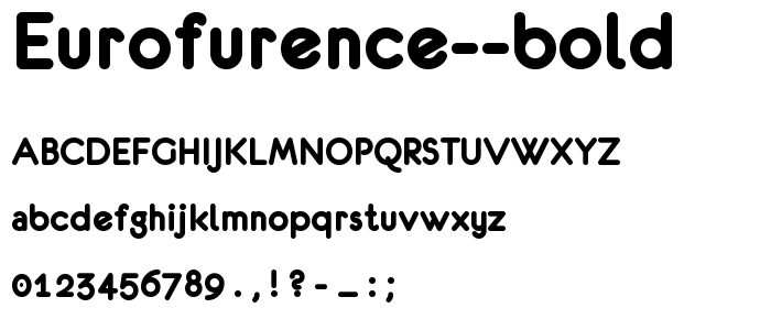 eurofurence bold font